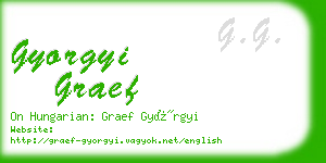 gyorgyi graef business card